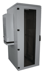 Kühlung mit Klima im IT-Rack IT-Rack mit Kühlanlage